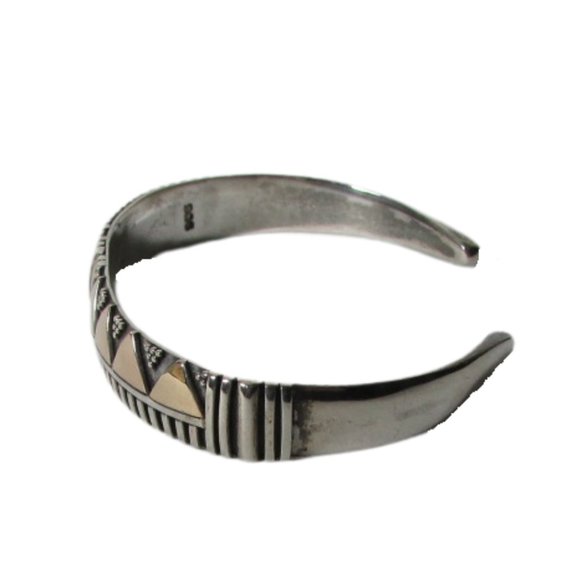 Native American Silver Bracelet from Sante Fe - Picture 6 of 7